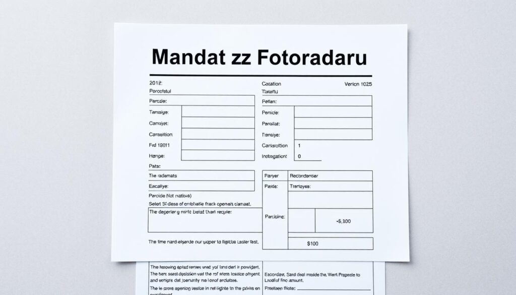 Wypełnianie mandatu z fotoradaru – poradnik