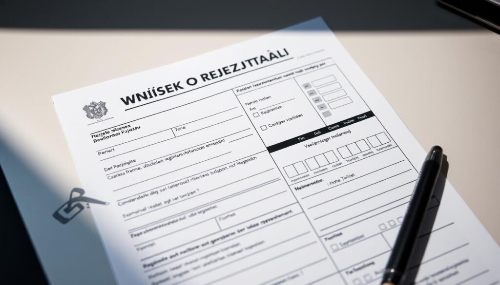 Jak wypełnić wniosek o rejestrację pojazdu – wzór radom