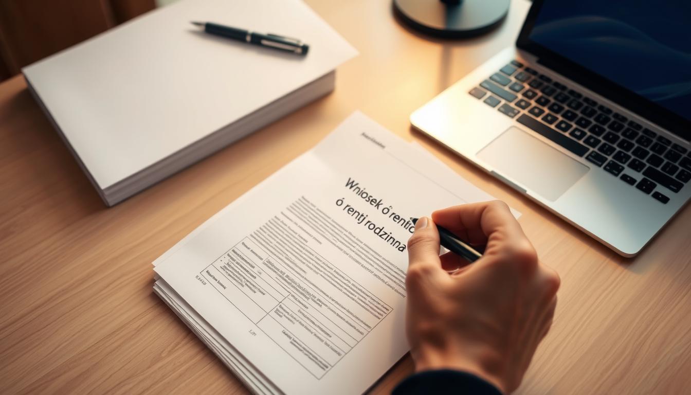 jak wypełnić wniosek o rentę rodzinną err wzór