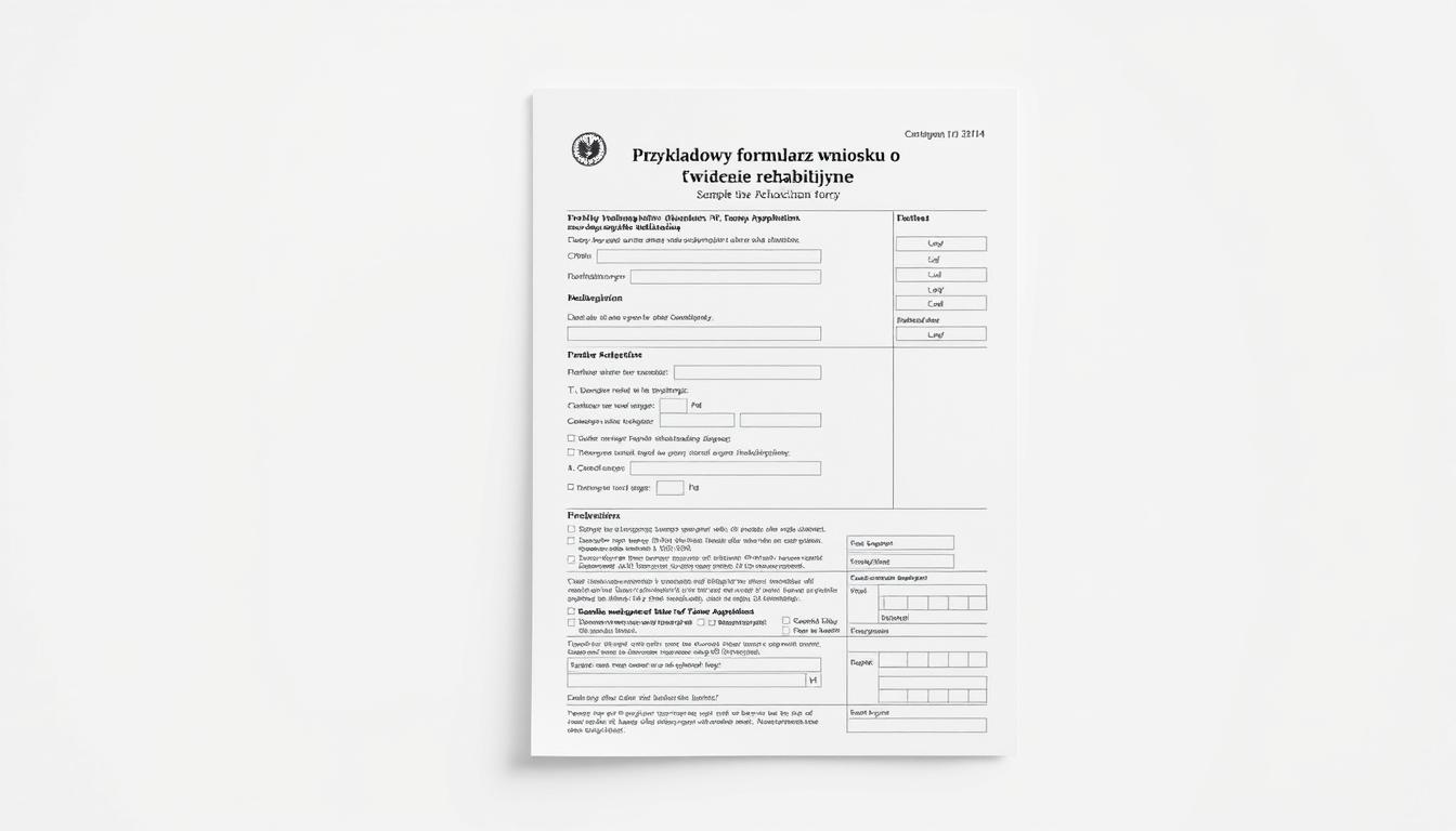 jak wypełnić wniosek o świadczenie rehabilitacyjne wzór
