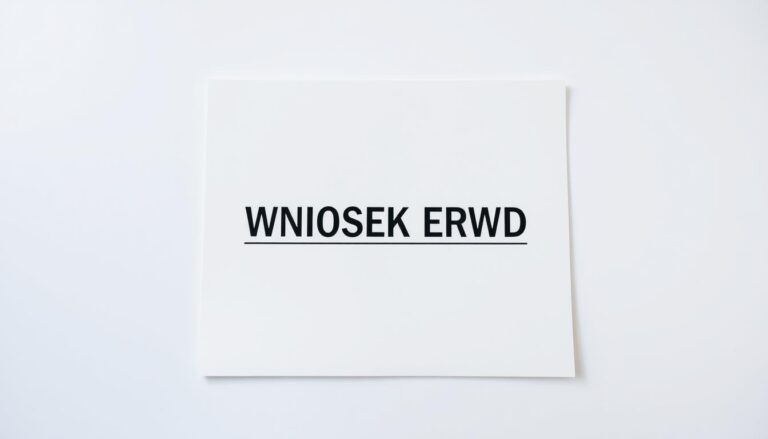 Wniosek ERWD: Poradnik Krok po Kroku